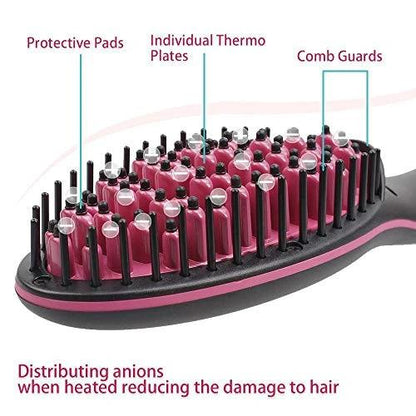 Wukusy 376 Simply Ceramic Hair Straightener with sleek design and ceramic plates for smooth, straight hair styling.