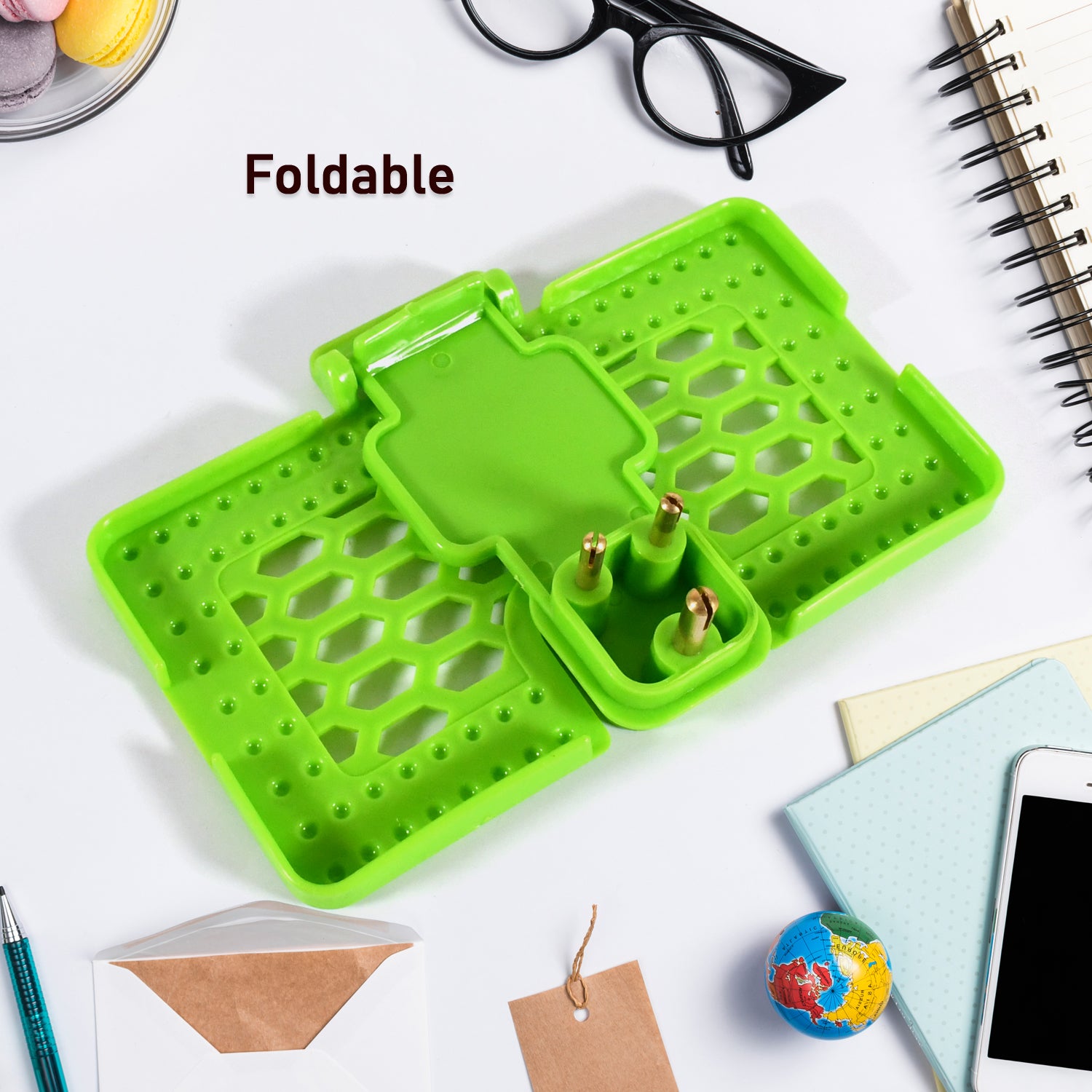Wukusy multi-purpose wall holder stand for mobile charging, in mix colors, fits into socket for hanging and convenience.