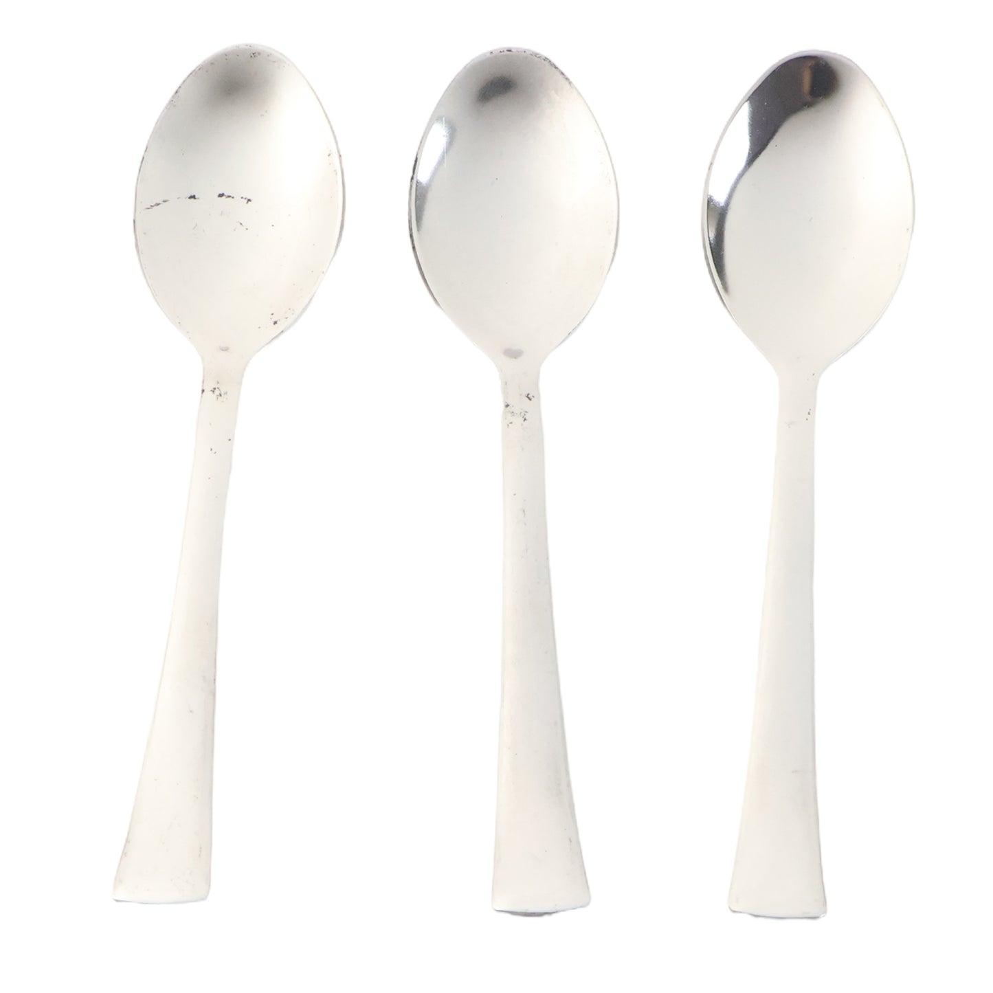 Set of three Wukusy Everyday Dining Spoons for home and kitchen use, featuring stainless steel handles and polished finish.
