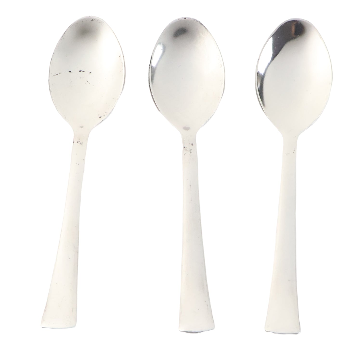 Set of three Wukusy Everyday Dining Spoons for home and kitchen use, featuring stainless steel handles and polished finish.