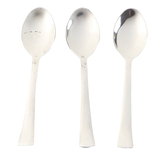 Set of three Wukusy Everyday Dining Spoons for home and kitchen use, featuring stainless steel handles and polished finish.