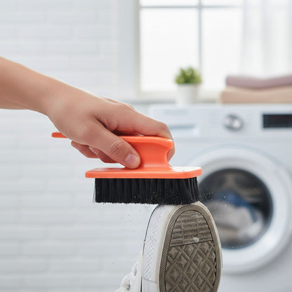 Wukusy heavy-duty multipurpose shoe cleaning brush with stiff bristles for effective dirt removal and shoe maintenance.