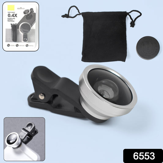 Wukusy universal mobile camera lens for Android smartphones, ultra wide-angle external lens for enhanced photo capture.