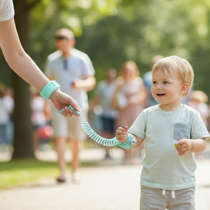 Wukusy Mix Design Baby Safety Walking Leash with adjustable strap and colorful patterns for toddler safety and control.