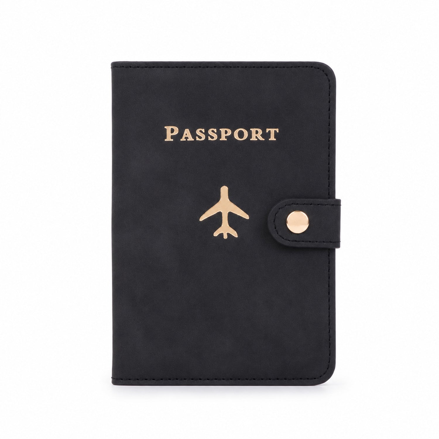 Wukusy mix travel passport holder wallet with multiple compartments for documents and cards, in a sleek, compact design.