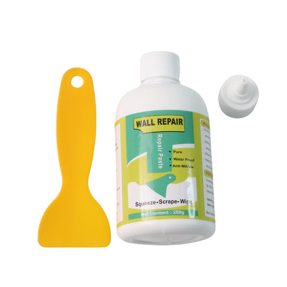Wukusy wall crack repair cream with scraper set for fixing and smoothing cracks on walls, includes repair cream and application tools.