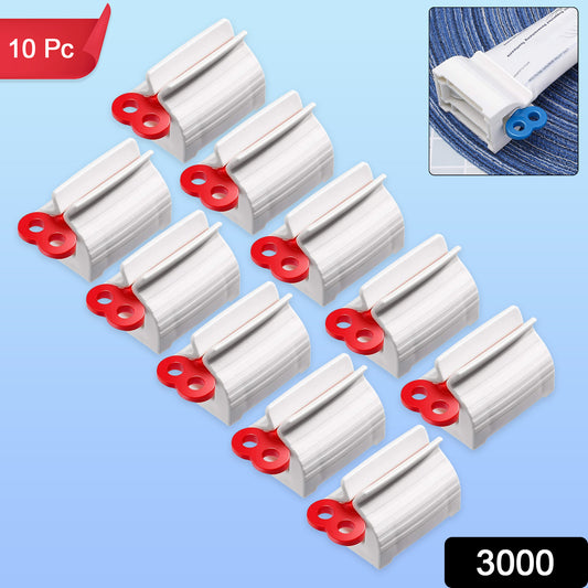Set of 10 Wukusy premium plastic tube squeezer dispensers for home improvement, shown with various sizes and easy-to-use design.