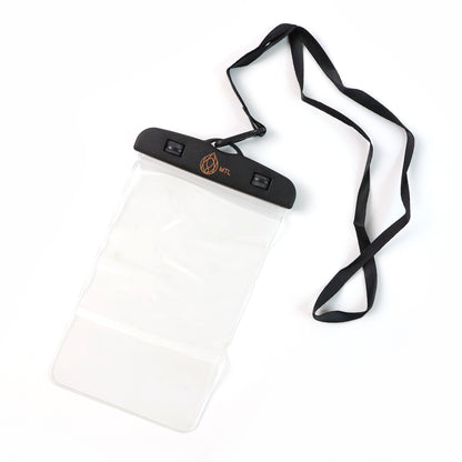 Transparent waterproof mobile phone pouch by Wukusy, sealed plastic cover protects all smartphones from water and dust.