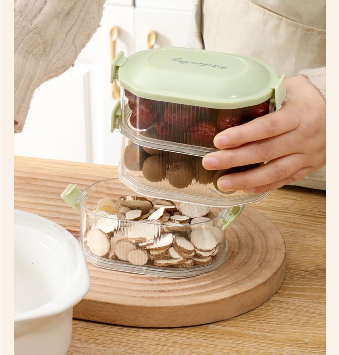 3-Layer Stackable Food Storage Box
