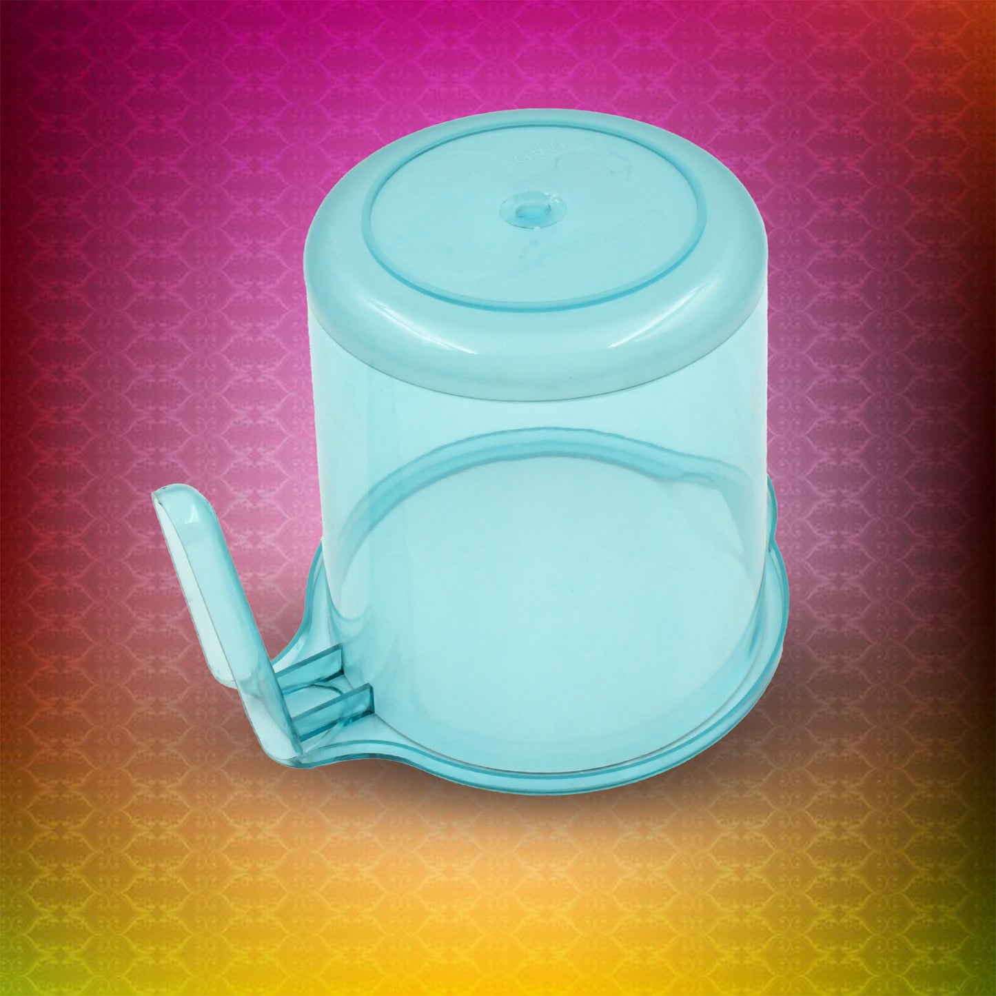 Wukusy 4240 bathroom accessories plastic mug for bathroom organization, in mixed colors, made of durable PP material.