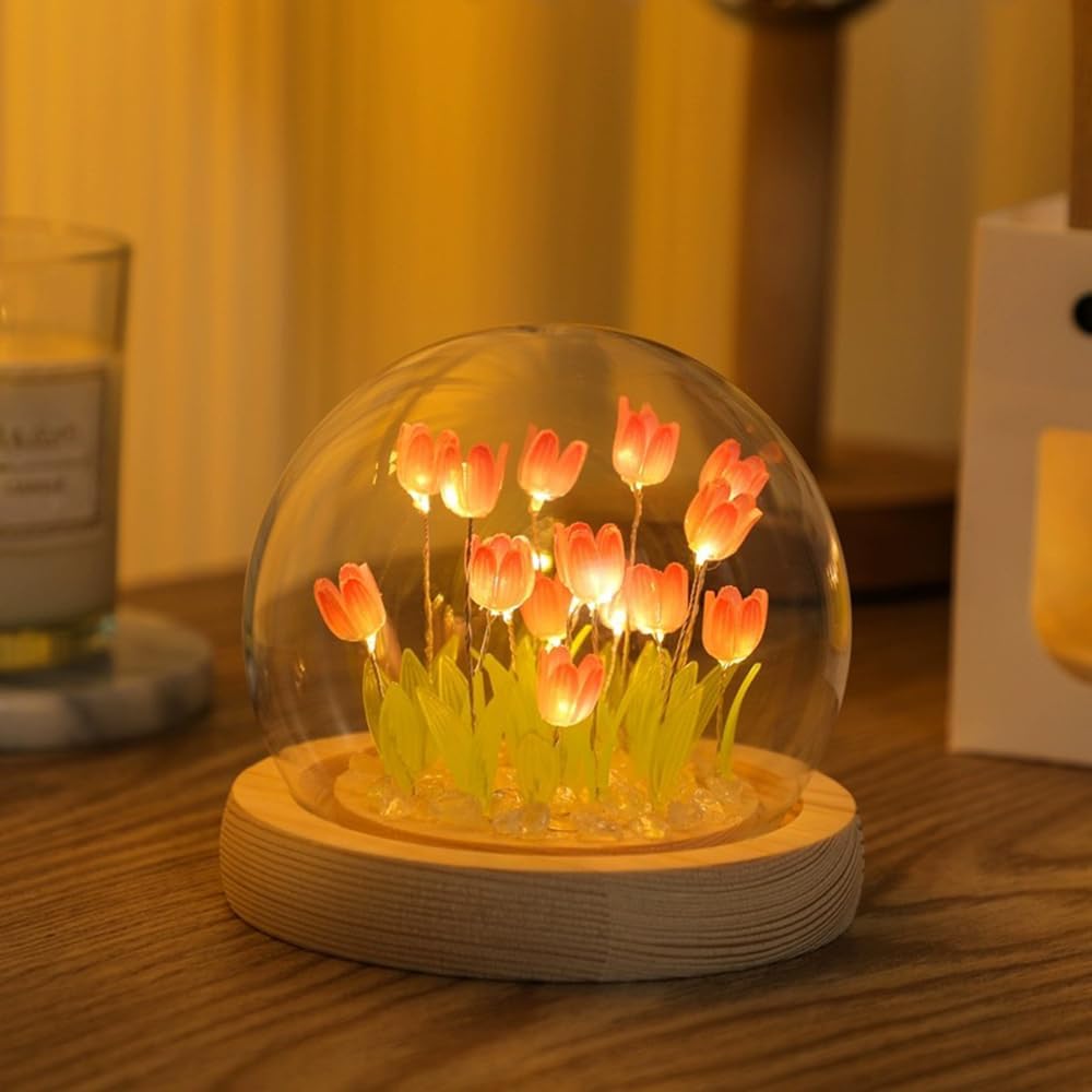Colorful 3D galaxy wooden crystal ball night lamp by Drpshippr, perfect for home decor and ambient lighting.