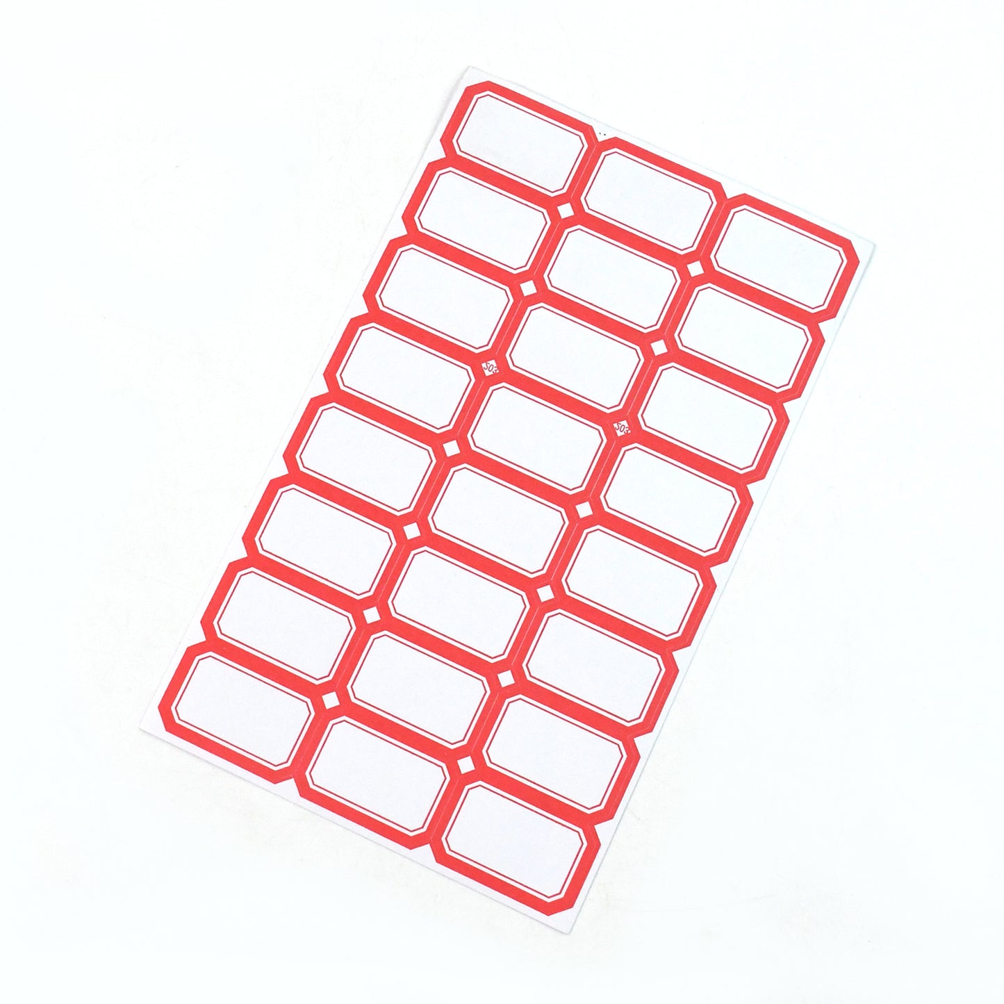 Wukusy office writable blank label sticker sheet with adhesive backing, suitable for organizing and labeling in office settings.