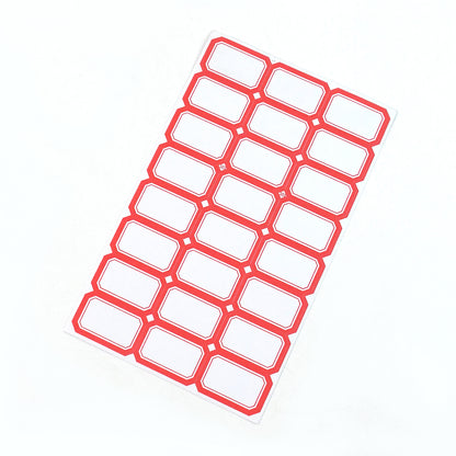 Wukusy office writable blank label sticker sheet with adhesive backing, suitable for organizing and labeling in office settings.