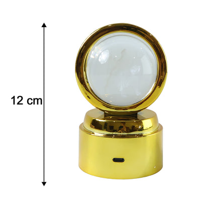 Wukusy 3D crystal ball LED night lamp featuring a goddess design, decorative night light for ambient home lighting.