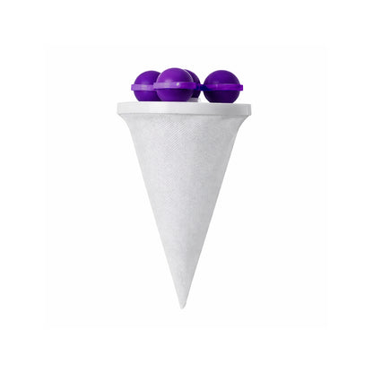 Wukusy reusable washing machine lint remover ball with mesh filter, large size, designed to trap lint and debris effectively.