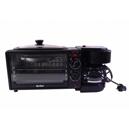 Wukusy Suta 3-in-1 breakfast maker, compact kitchen appliance with multiple functions for easy breakfast preparation