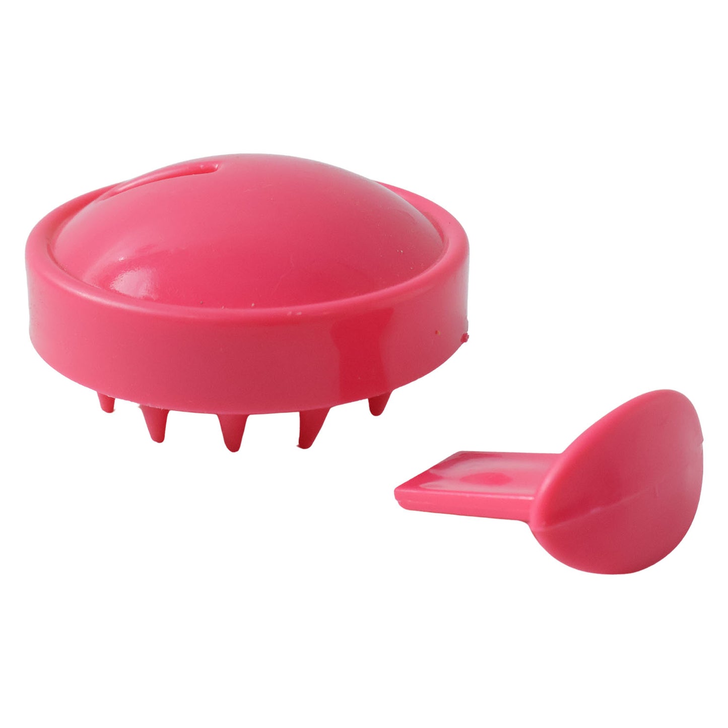 Wukusy silicone scalp massager shampoo brush with flexible bristles for gentle scalp cleansing and massage.