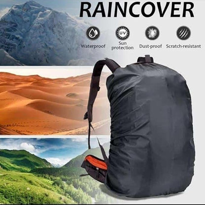 Ultralight waterproof backpack rain cover by 4485, compact and portable camping bag cover protecting outdoor gear in wet conditions.
