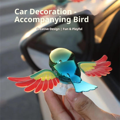 Moving wind swinging bird wings decoration for cars and vehicles by 4485, featuring realistic bird wing design in motion.