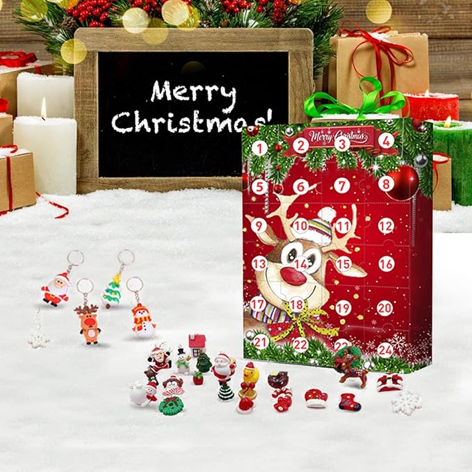 Red Christmas Tree building set by 4485 featuring rotation and music, perfect as holiday gifts for kids.