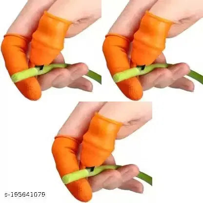 Thumb knife finger cutting glove for kitchen use, designed to protect fingers while handling kitchen knives and knife sets.