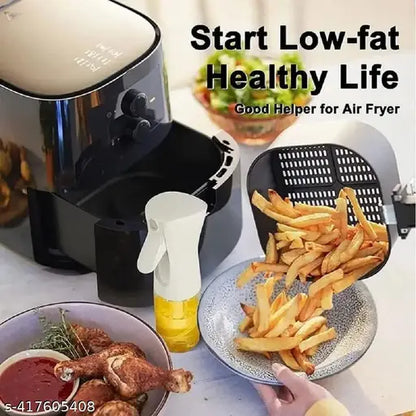 Advanced glass bottle oil sprayer for cooking, salad dressing, BBQs, baking, frying, and air fryer use by 4485.