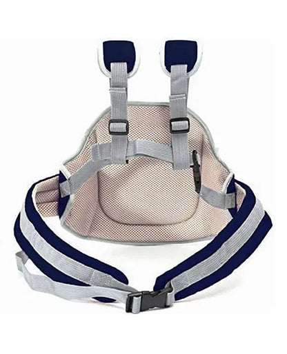 Multicolor child safety belt for two-wheeler scooter rides, adjustable and secure, from brand 4485.