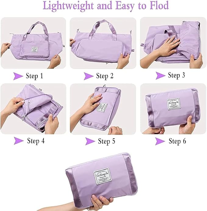 Multicolor expandable folding travel bag for women, a versatile luggage bag with crossbody and sling design by 4485.