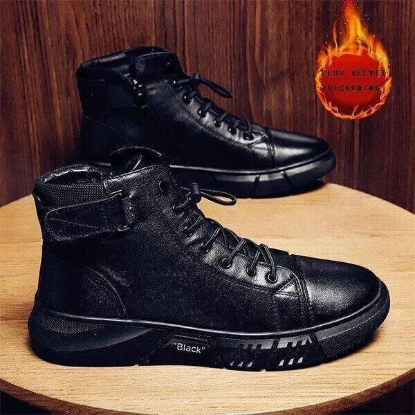 Multicolor men's casual boots by 4597, size 6, featuring a stylish design with mixed color leather and durable sole.