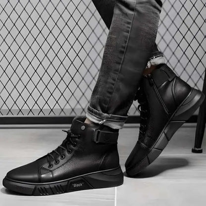 Multicolor men's casual boots by 4597 featuring a stylish, comfortable design with sturdy soles and leather accents.