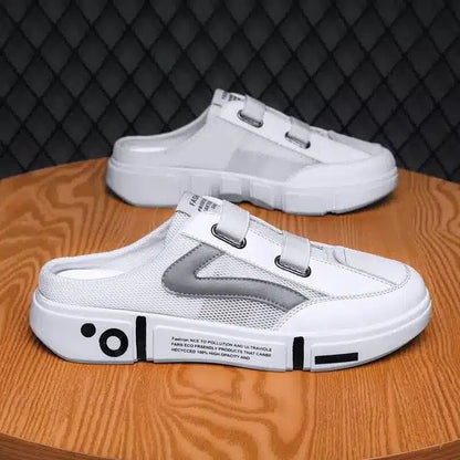 White men's sneakers by 4597, size 6, featuring a stylish and comfortable design suitable for casual wear.