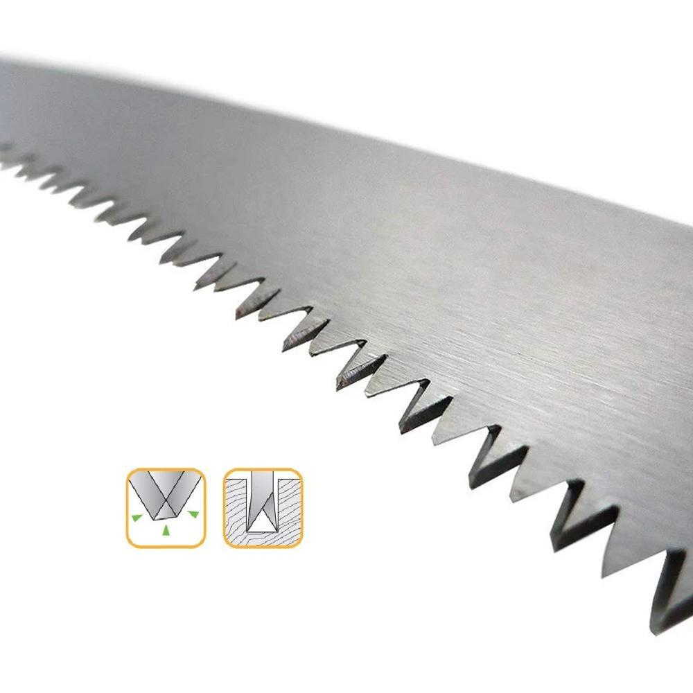 Wukusy 464 folding saw for trimming and pruning shrubs and wood, with a 180mm blade, ideal for camping and outdoor use.