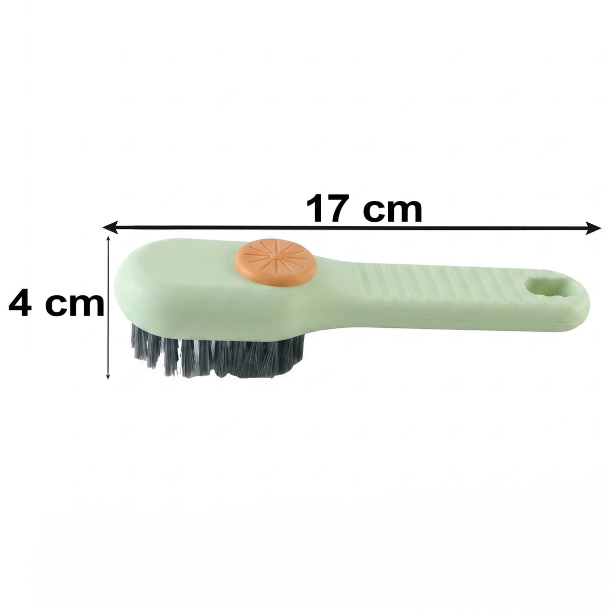 Brush With Liquid Dispenser For Kitchen Utensil And Cookware Cleaning Use (1 Pc)