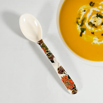 Dream high-quality plastic dinner set by Wukusy with flower design, includes 6 plates, bowls, and serving spoons, microwave and dishwasher safe.