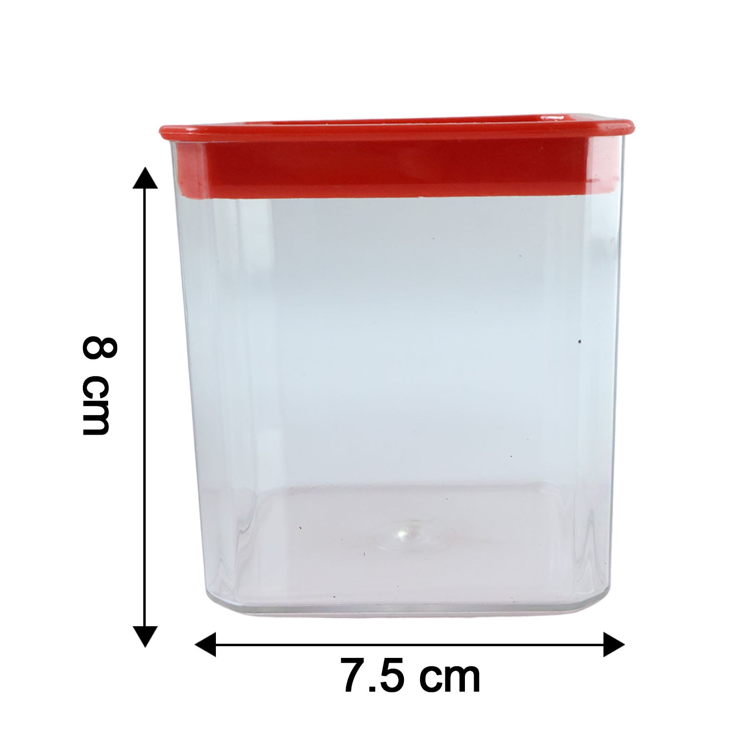 Wukusy 3-piece airtight food storage container set with 350ml containers, stacked with transparent lids for kitchen organization