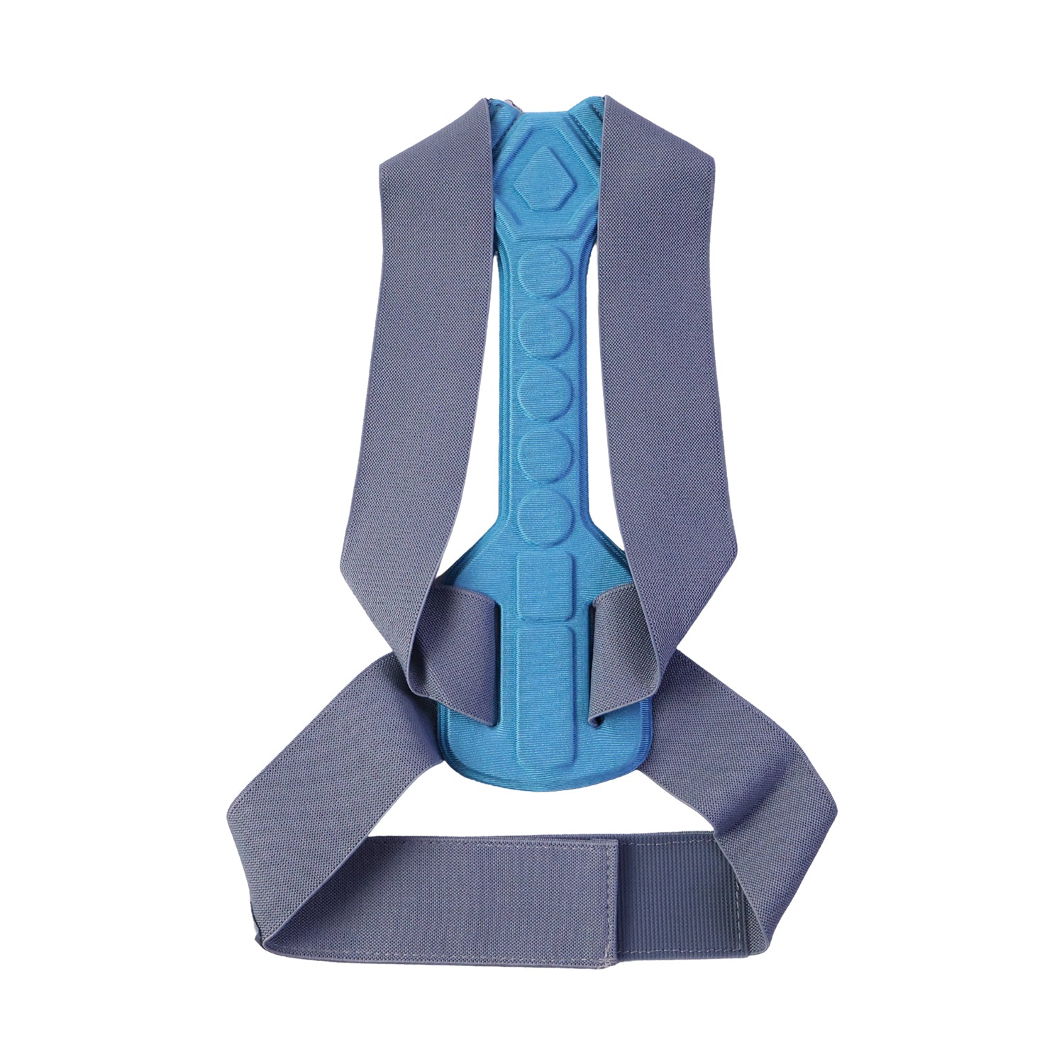 Wukusy adjustable back posture corrector support belt worn around shoulders and back for improved posture and spinal alignment.