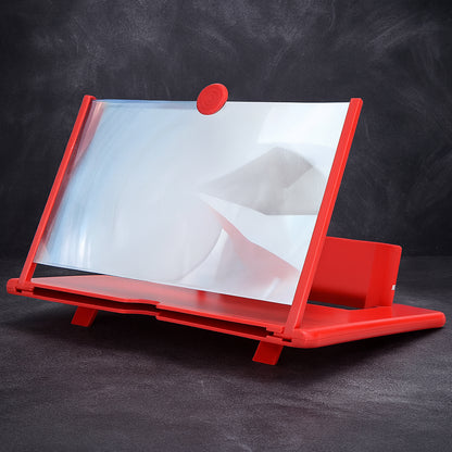 Wukusy 8.5-inch 5D HD mobile phone screen magnifier amplifier display showing enlarged smartphone screen with sleek design