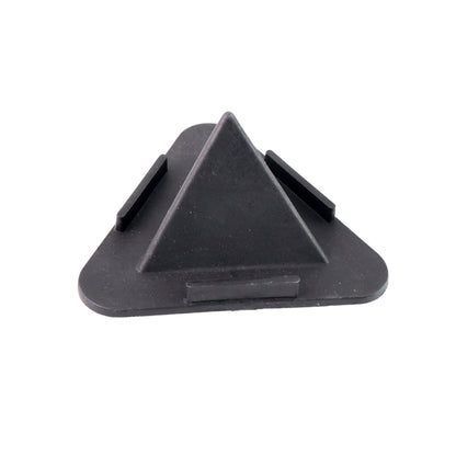 Wukusy Pyramid Black Mobile Stand with three inclined angles, adjustable for comfortable viewing of smartphones.