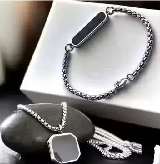 Copper-plated alloy bracelet with artificial beads, free size, pack of 2, stylish jewelry for women and girls by Ekom.