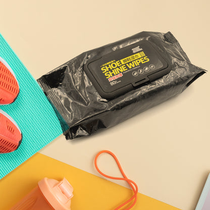 Wukusy shoe cleaning wet wipes for sneakers, fast scrubbing, disposable, portable wipes for removing dirt and stains from shoes.