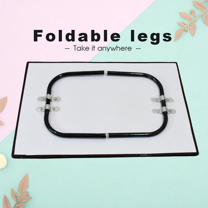 Foldable multipurpose mix design games and study table by Wukusy, 48x28 cm office table with a versatile, foldable design for various uses.