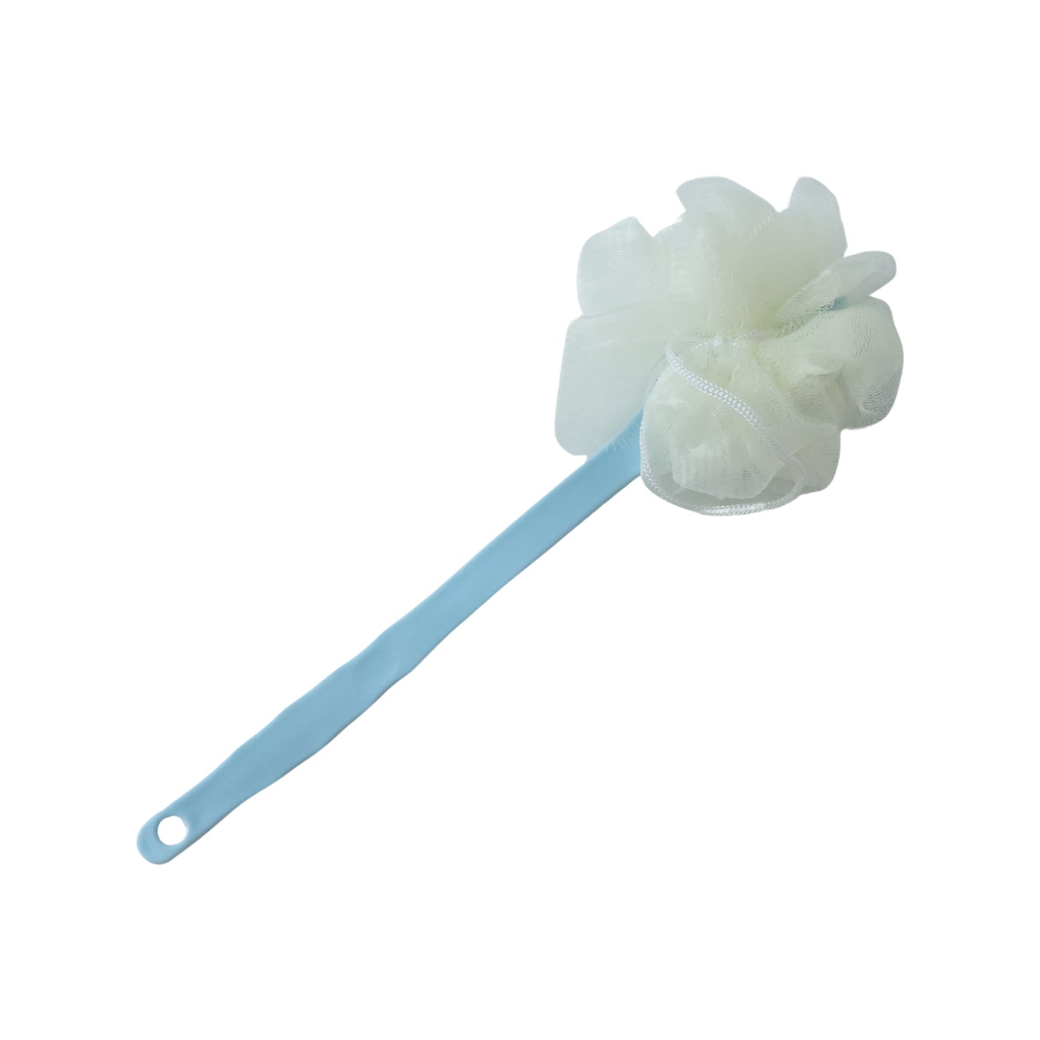 Wukusy long handle shower brush back scrubber with 33 cm handle for easy cleaning of hard-to-reach skin areas