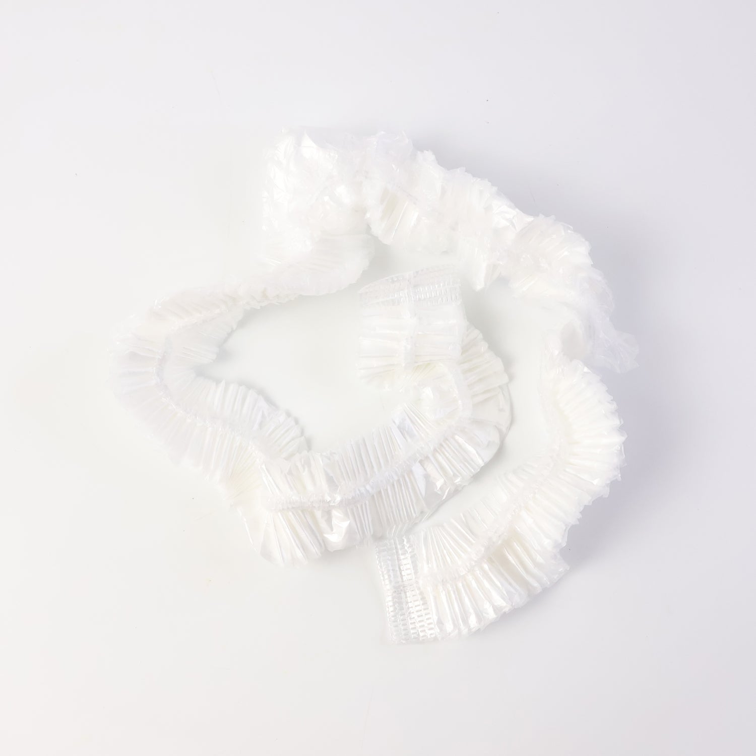 Wukusy Big Disposable Plastic Activa Cover for automotive protection, shown in clear plastic with elastic edges for secure fit.