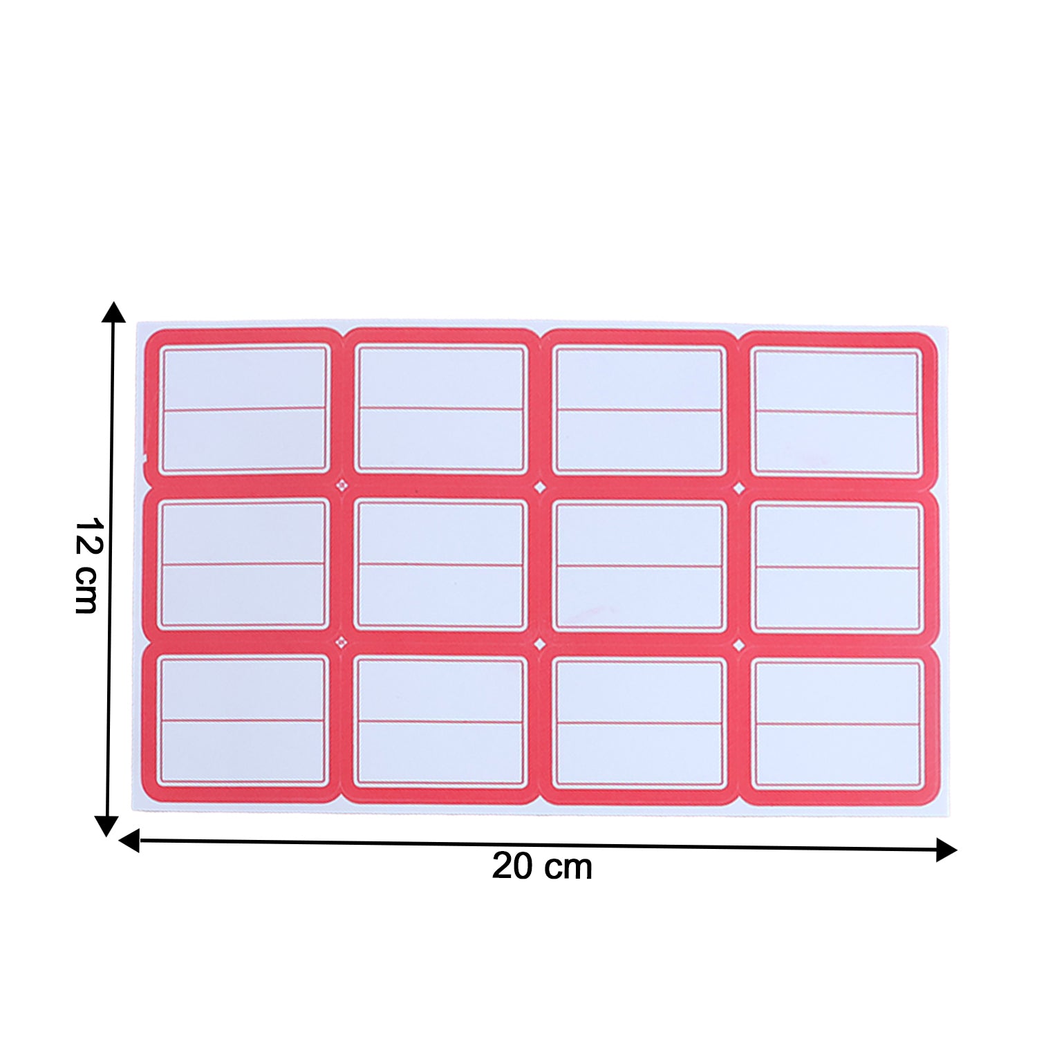 Wukusy multipurpose writable label stickers on four sheets, featuring colorful and customizable labels for organization and labeling tasks.