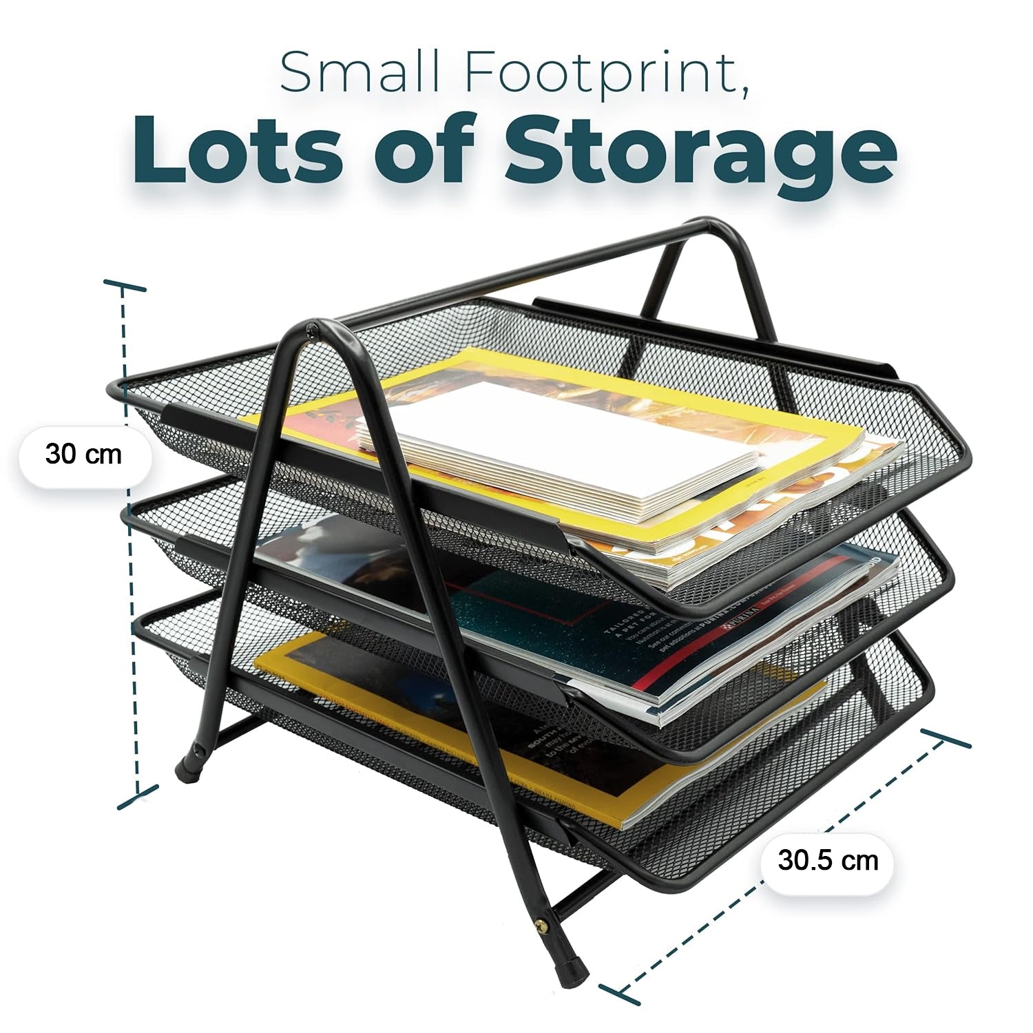 Wukusy heavy duty metal 3-tier multi rack stand for organizing tools, kitchen items, or storage in durable metal construction.
