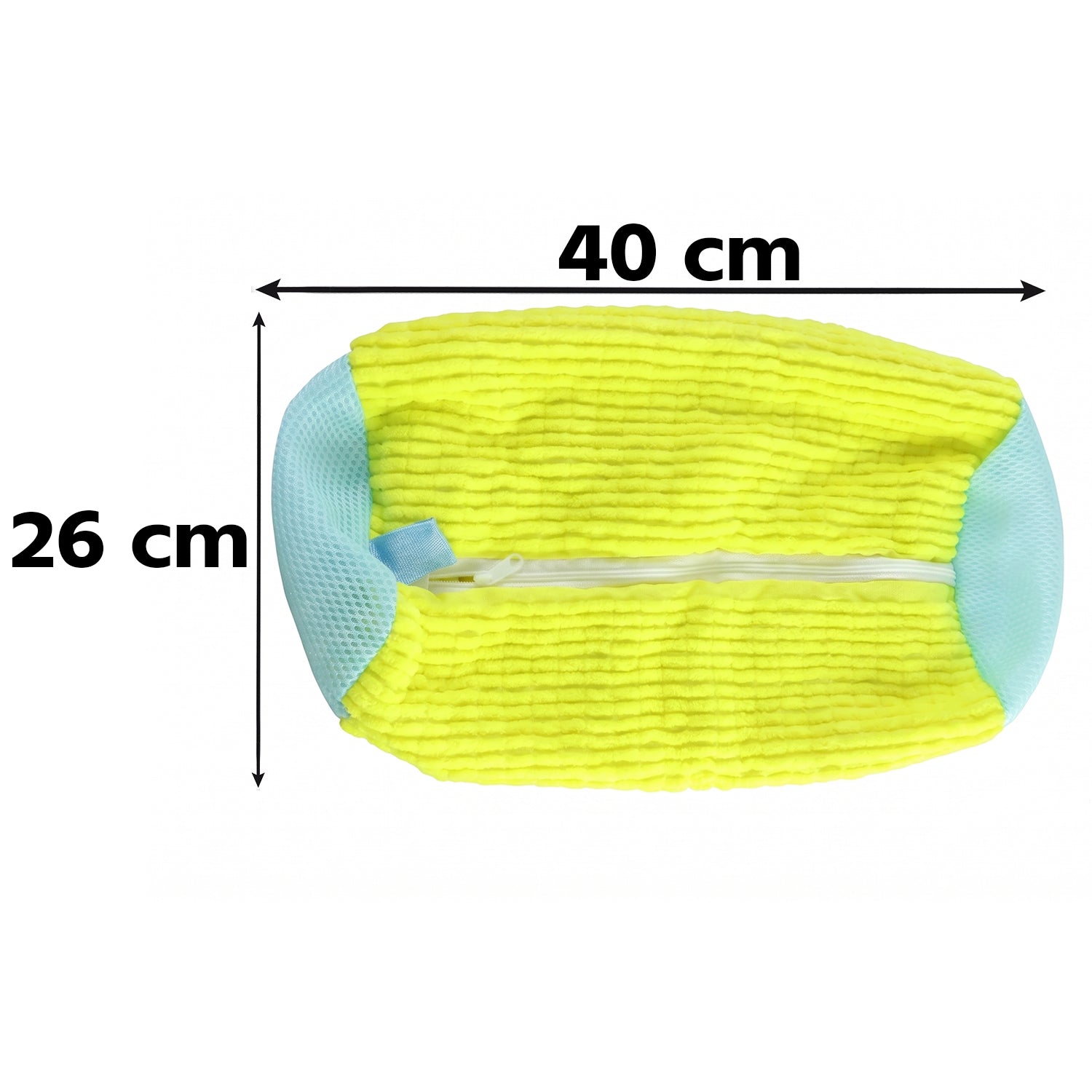 Wukusy shoe laundry wash bag with two shoe supports for washing machine, designed to protect and clean sneakers or shoes.