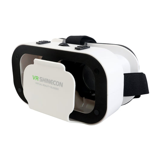 Wukusy VR Shinecon virtual reality headset for mobile devices, with adjustable straps and lenses for immersive VR experience.
