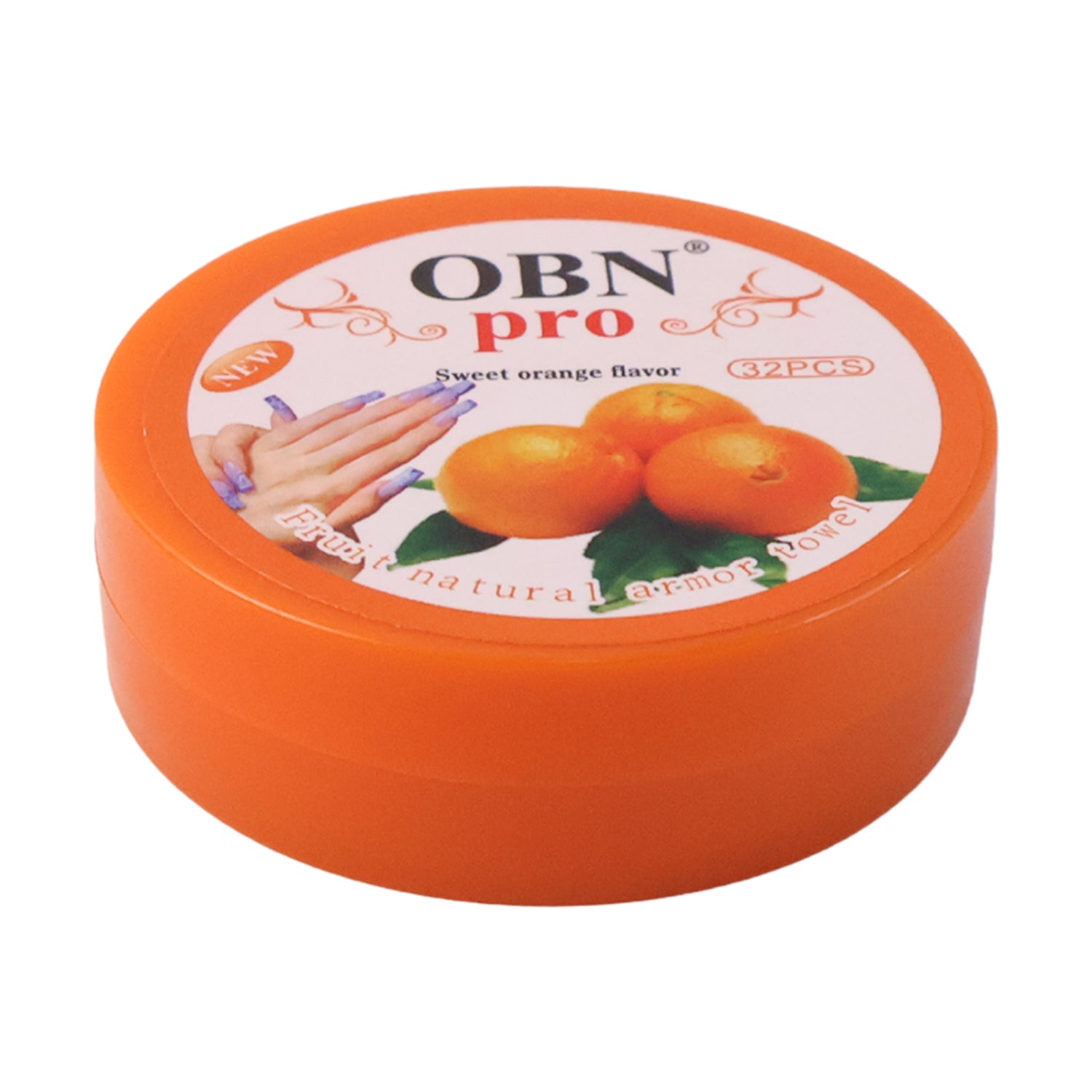 Wukusy Obi Pro Nail Polish Remover Wipes, single pack, convenient health and beauty nail care product with soft wipes.