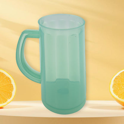 Wukusy plastic coffee mug with handle, dishwasher safe, ideal for drinking coffee and beverages at home, office, or kitchen.