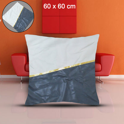 Soft Wukusy pillow cover for couch, 60x60 cm, lightweight decorative cushion cover for home improvement.